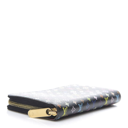 Louis Vuitton Monogram Multicolor Zippy Wallet Black Grenade 4 of 8