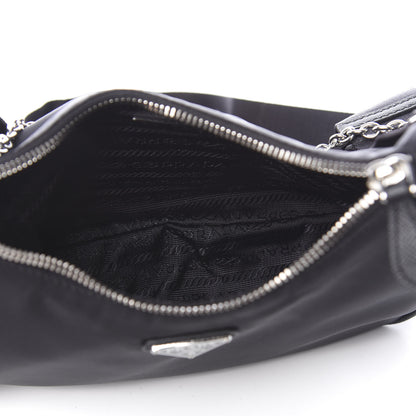 Prada Nylon Re-Edition 2005 Shoulder Bag Black 5 of 10