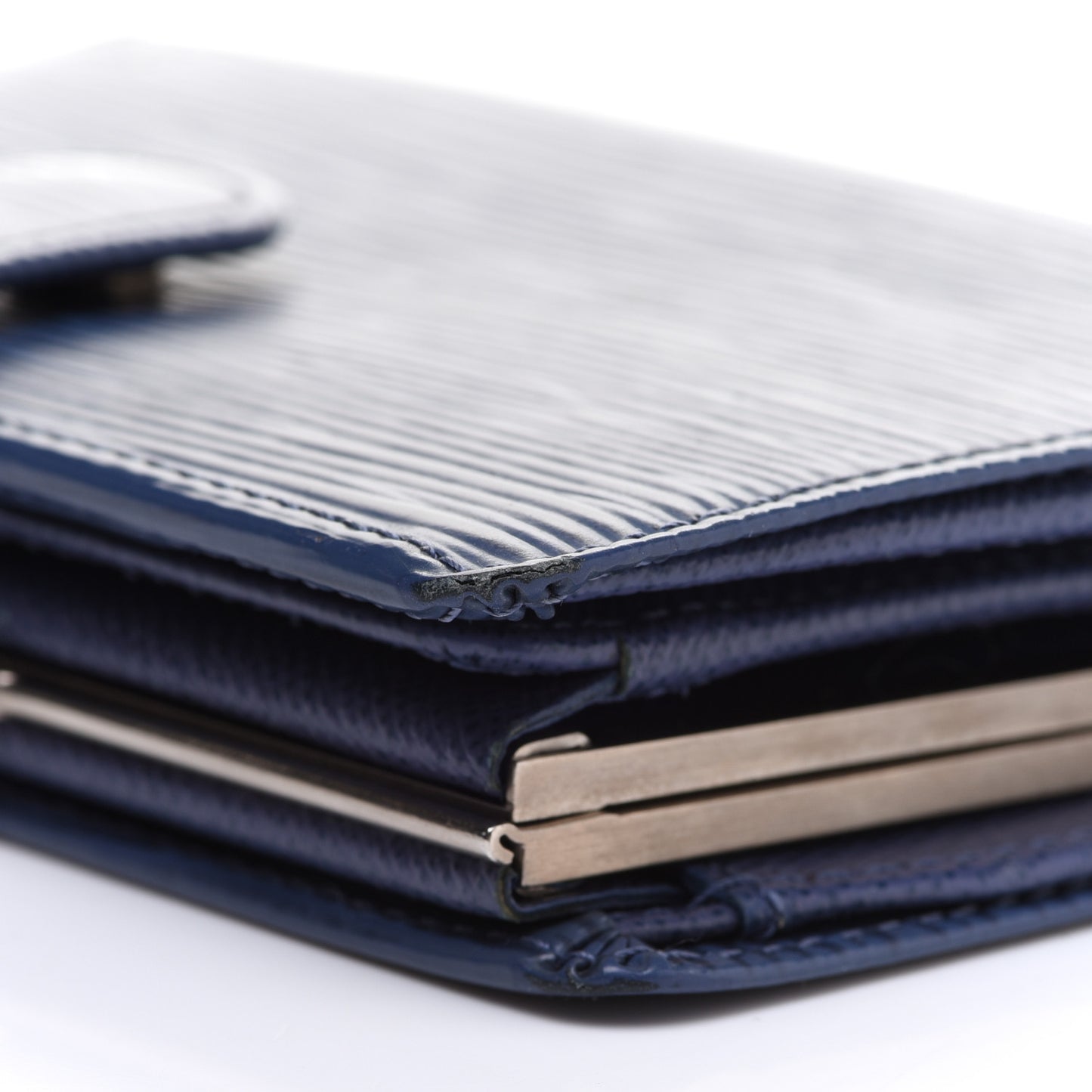 Epi French Purse Wallet Myrtille