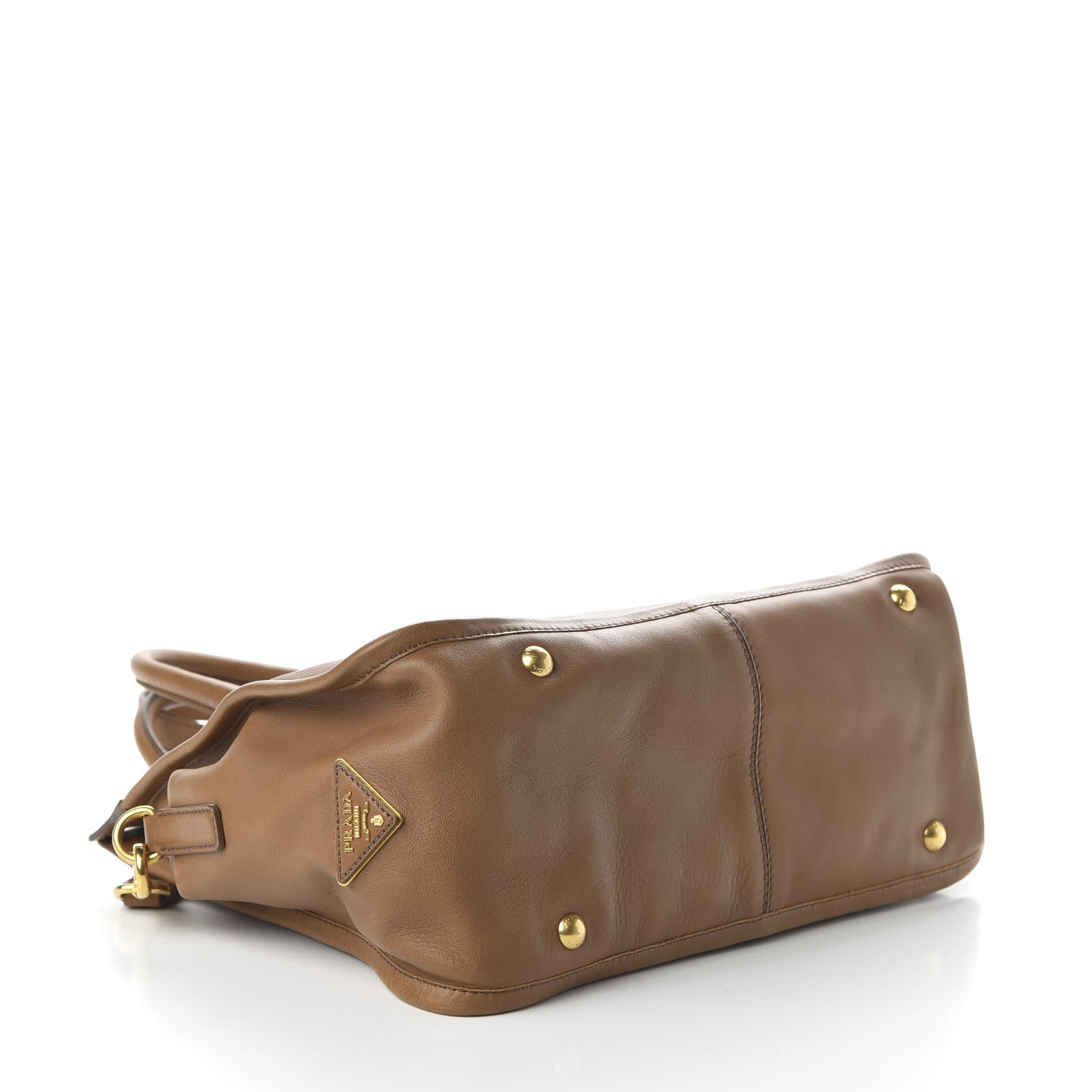 Prada City Calf Tote Caramel 4 of 9