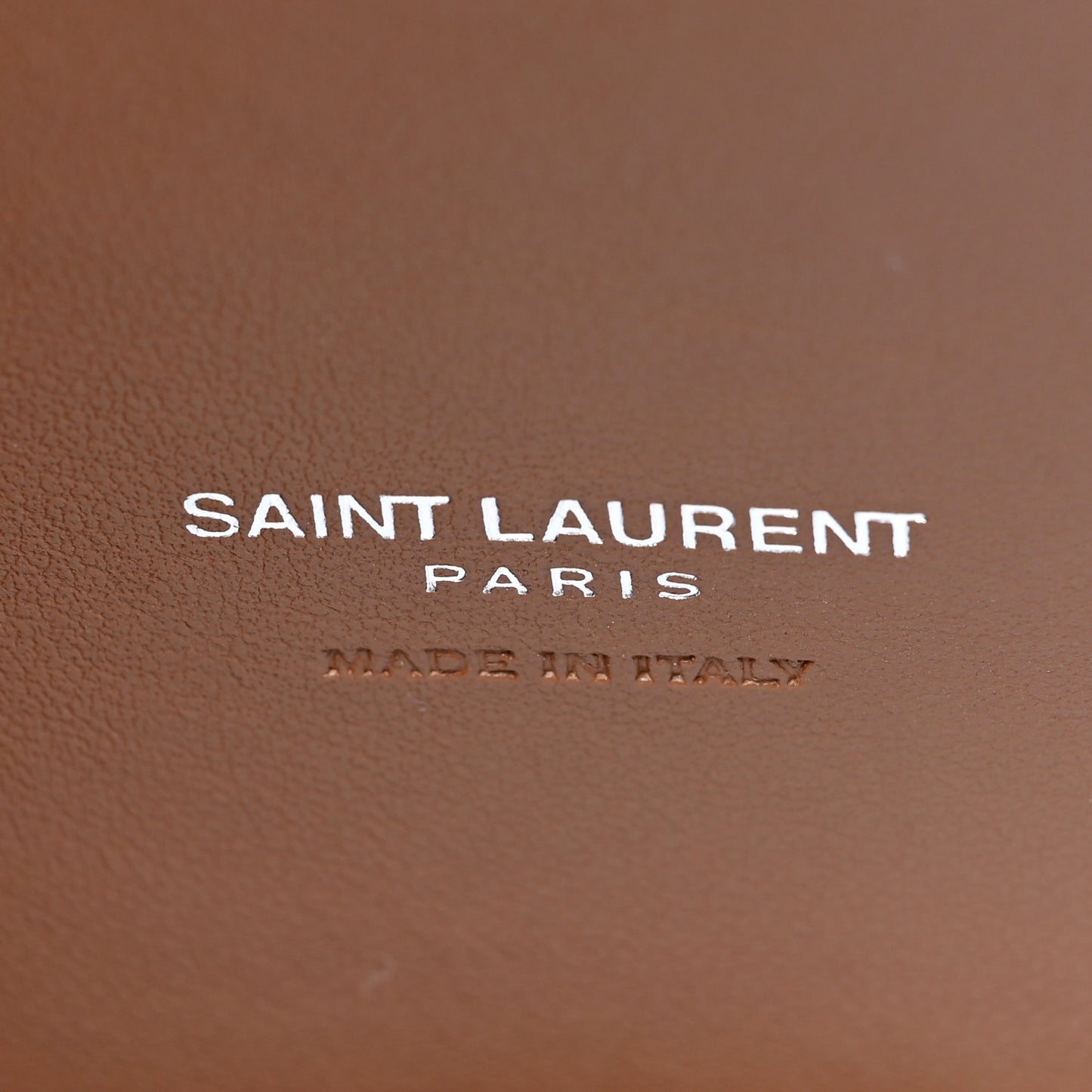 Grained Calfskin Topstitch Small Sac De Jour Cognac