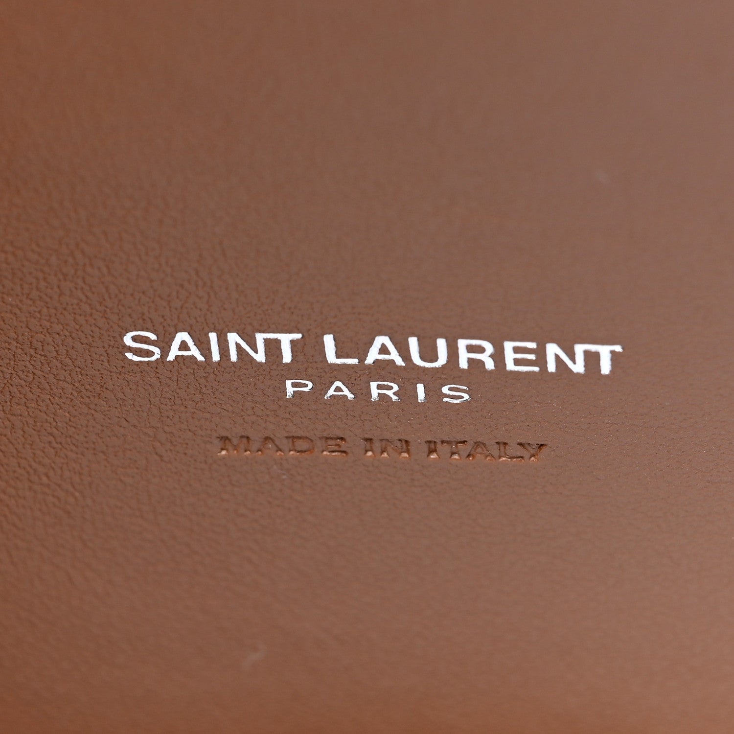 Saint Laurent Grained Calfskin Topstitch Small Sac De Jour Cognac 9 of 13