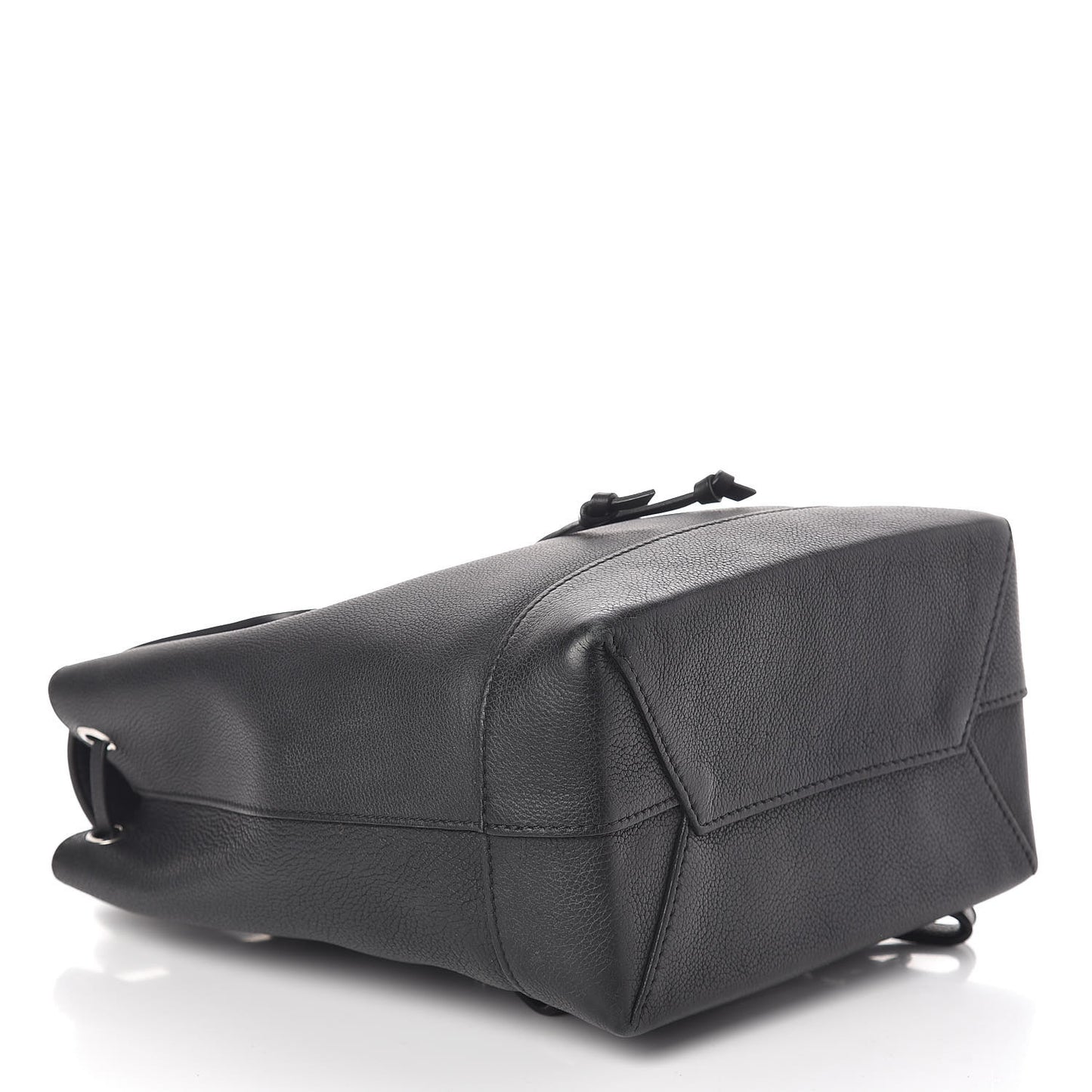 Calfskin Lockme Backpack Black
