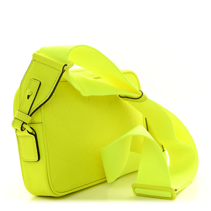 Gucci Rubber Effect Monogram GG Crossbody Bag Fluorescent Yellow 3 of 10