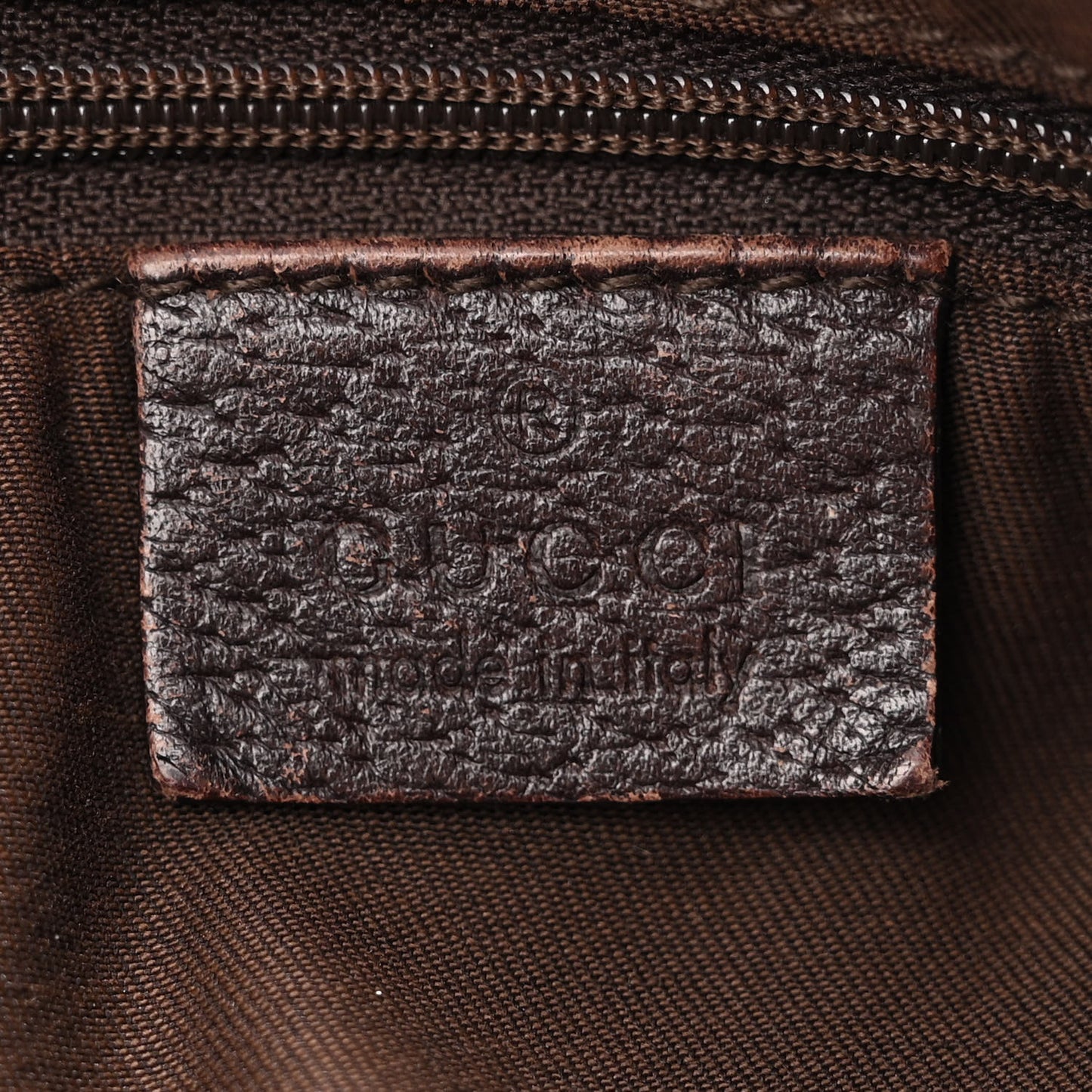 Monogram Medium Abbey Shoulder Bag Dark Brown