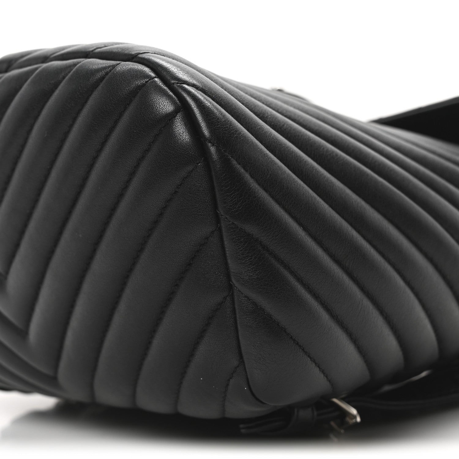 Chanel Lambskin Chevron Quilted Small Urban Spirit Backpack Black 10 of 10