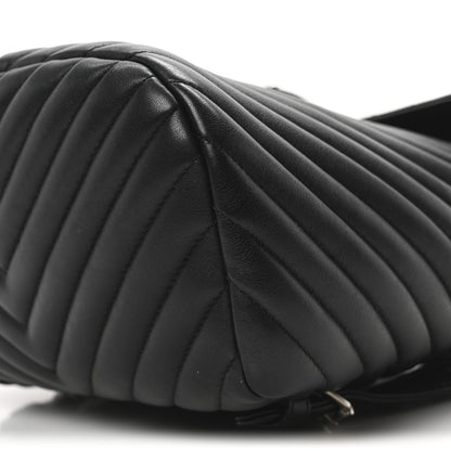 Chanel Lambskin Chevron Quilted Small Urban Spirit Backpack Black 10 of 10