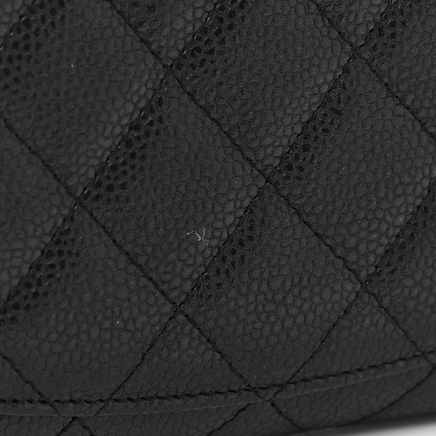 Chanel Caviar Quilted Travel Wallet Black 9 of 9