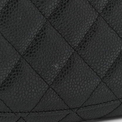 Chanel Caviar Quilted Travel Wallet Black 9 of 9
