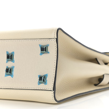 Valentino Garavani Grained Calfskin Medium My Rockstud Frame Bag Light Ivory 7 of 8