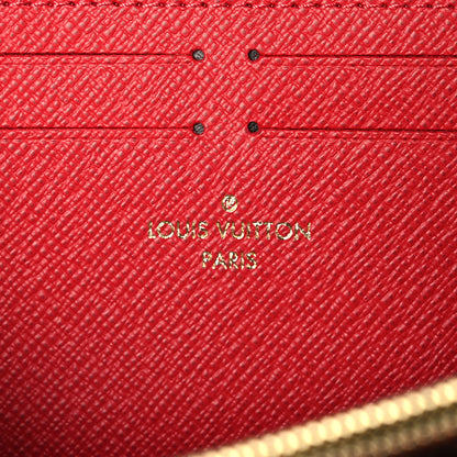Louis Vuitton Damier Ebene Clemence Wallet Cherry 6 of 7