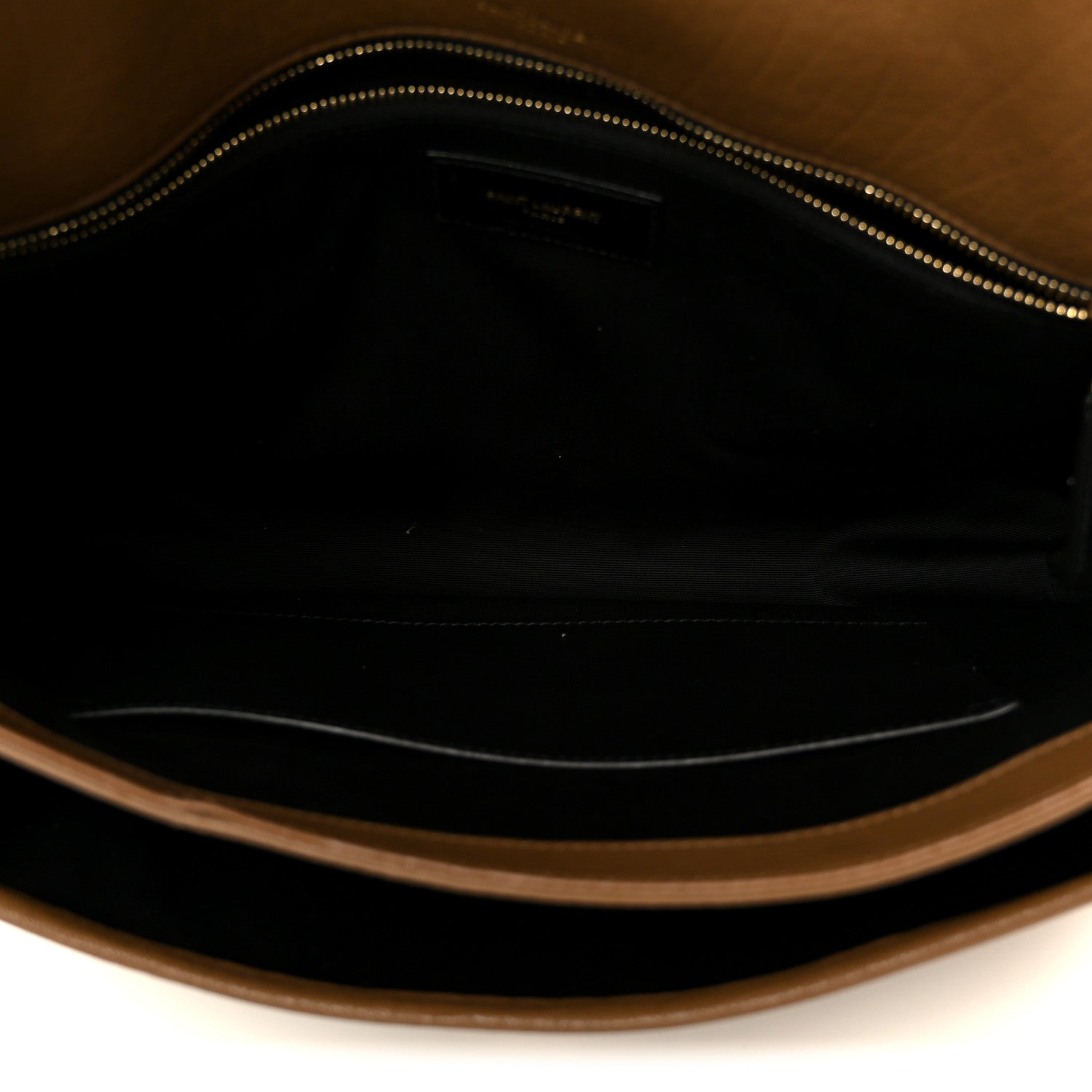 Saint Laurent Grained Lambskin Monogram Large Niki Chain Satchel Dark Cork 5 of 11