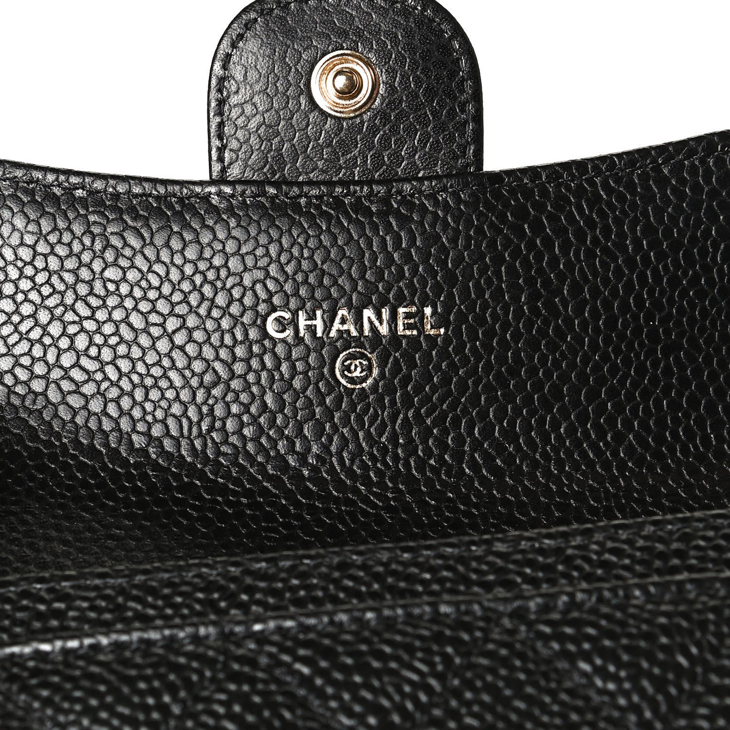 Chanel Caviar Quilted Flap Card Holder Black 6 of 9