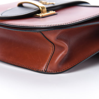 Prada City Calf Saffiano Cahier Crossbody Bag Cotto Black 8 of 14