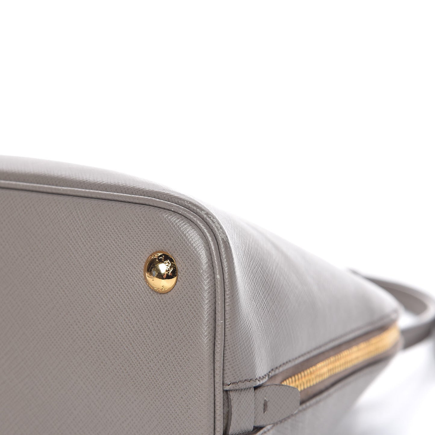 Saffiano Lux Medium Promenade Tote Argilla