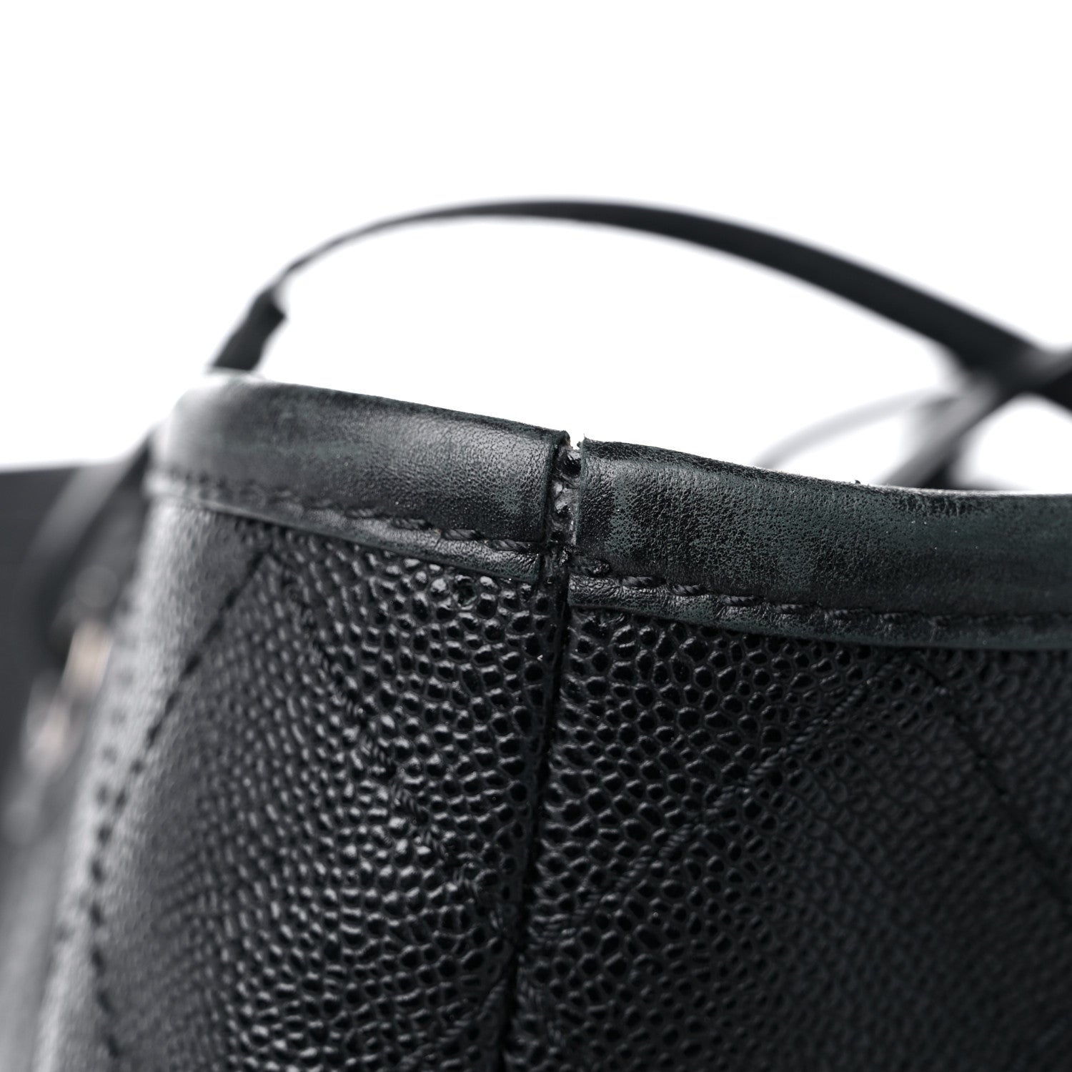Chanel Grained Calfskin Large Shopping Fever Tote Black 17 of 22