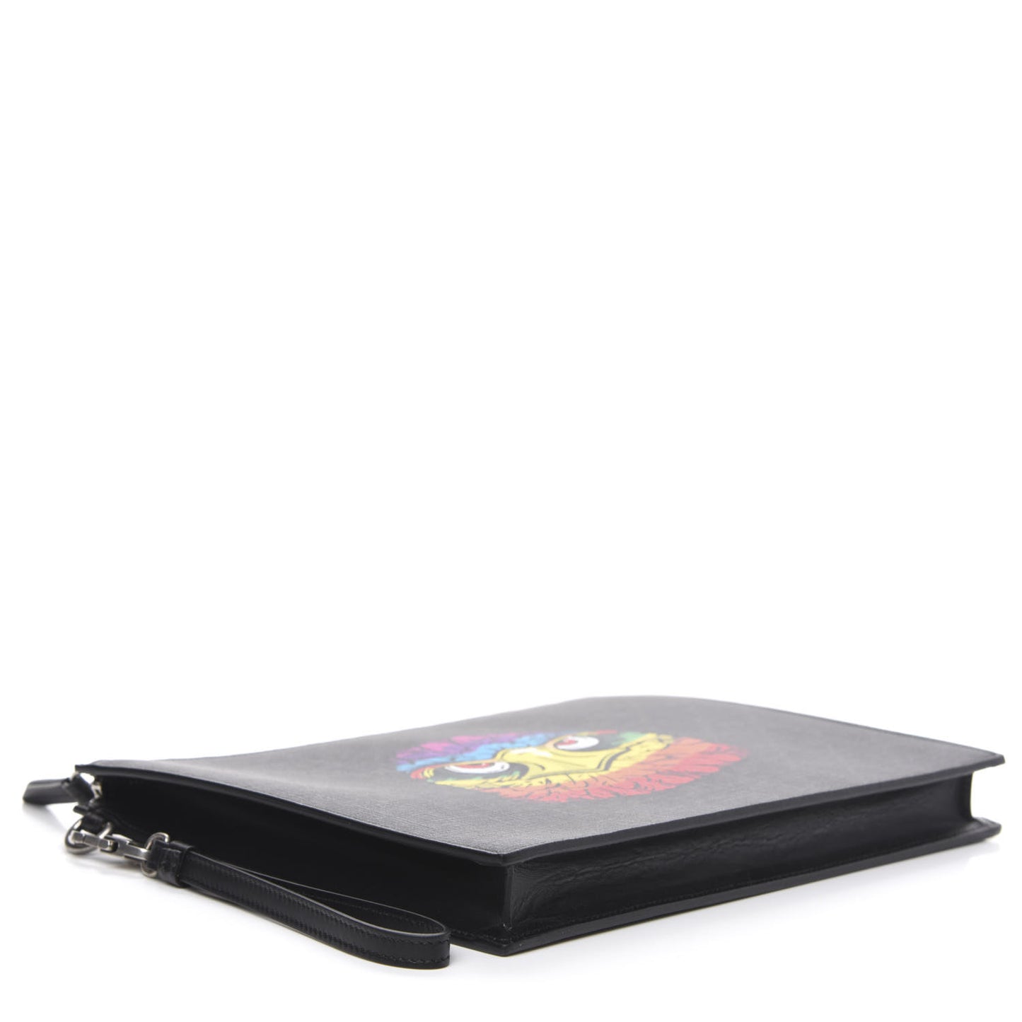 GG Supreme Monogram Rainbow Eagle Documents Holder Black Grey Multicolor
