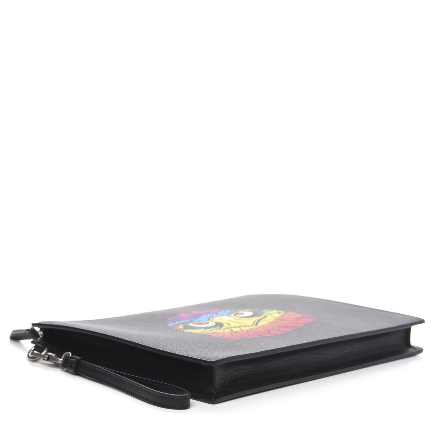 Gucci GG Supreme Monogram Rainbow Eagle Documents Holder Black Grey Multicolor 4 of 10