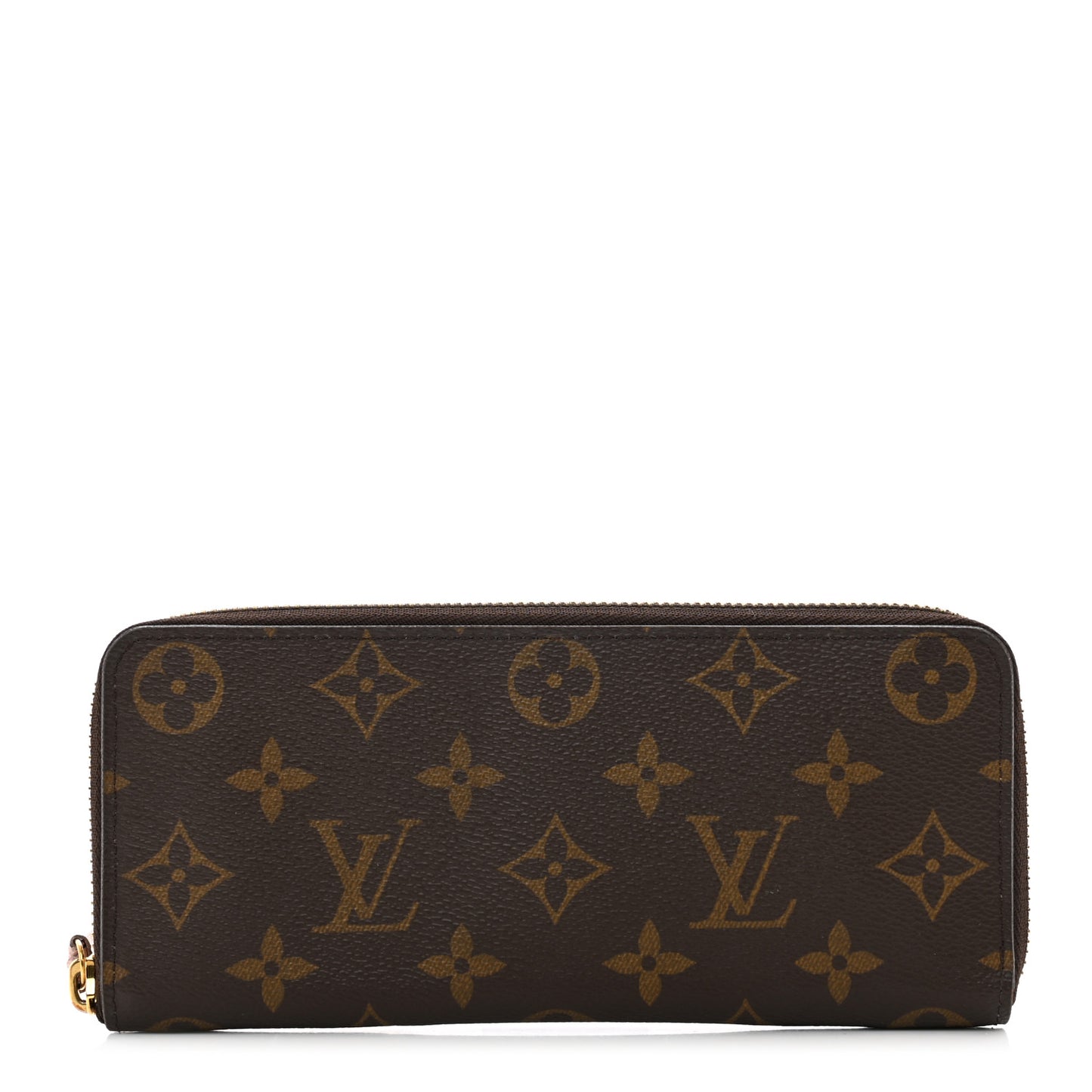 Monogram Clemence Wallet Rose Ballerine