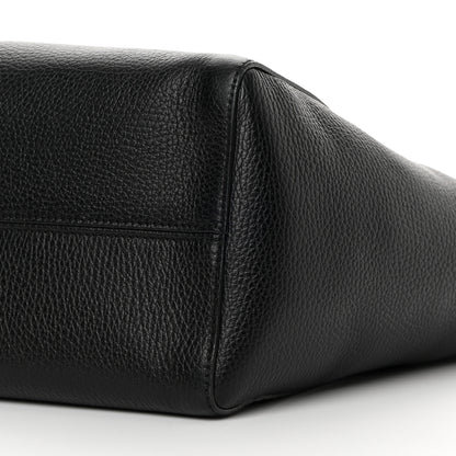 Gucci Pebbled Calfskin Small Swing Tote Black 9 of 10