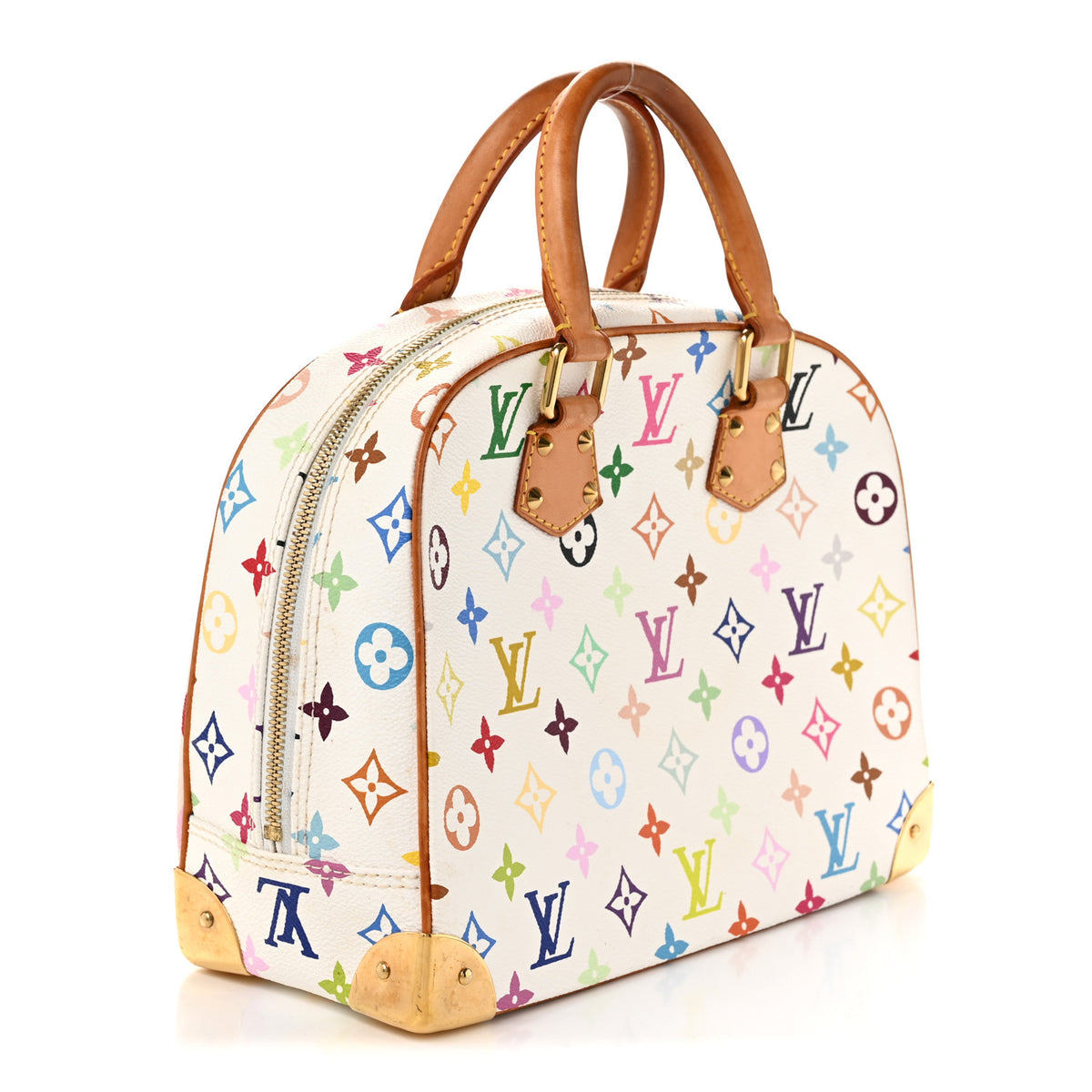 Monogram Multicolor Trouville White