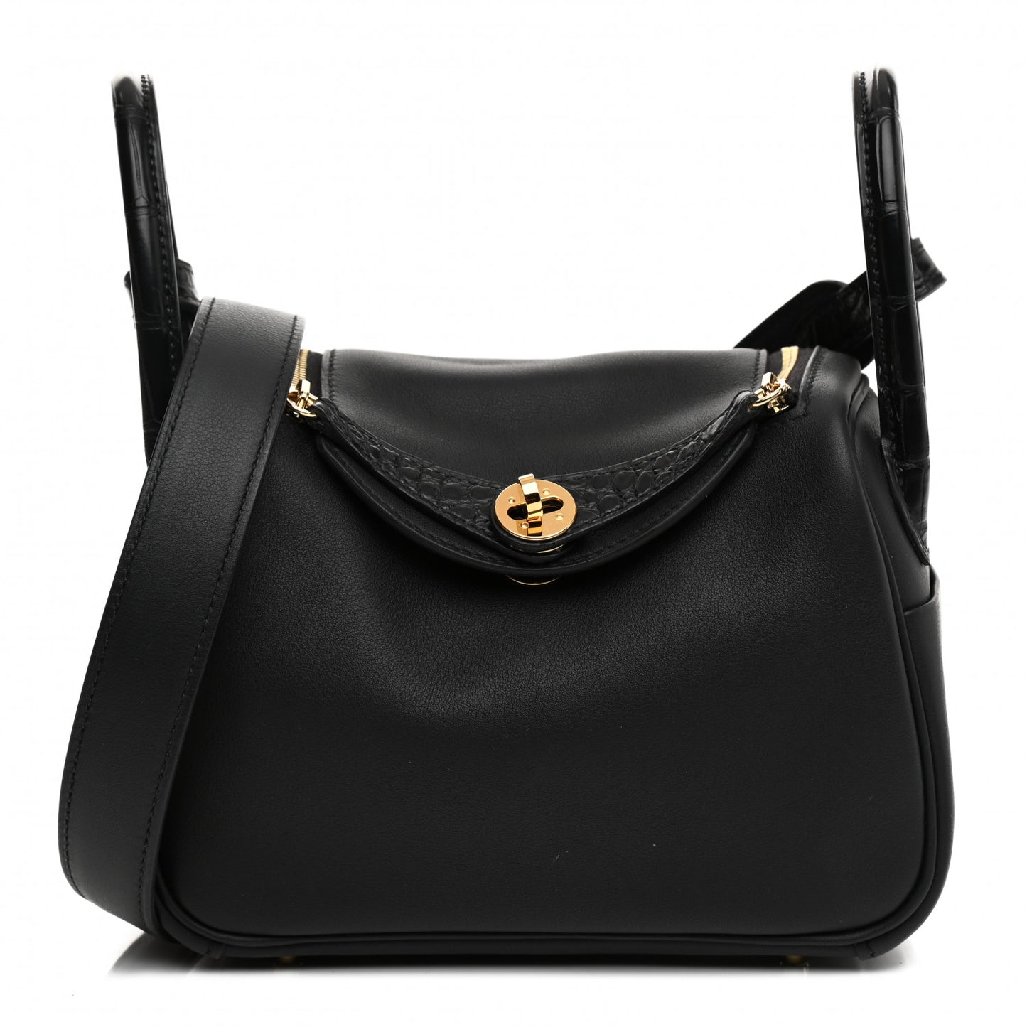Swift Matte Alligator Mini Touch Lindy 20 Black