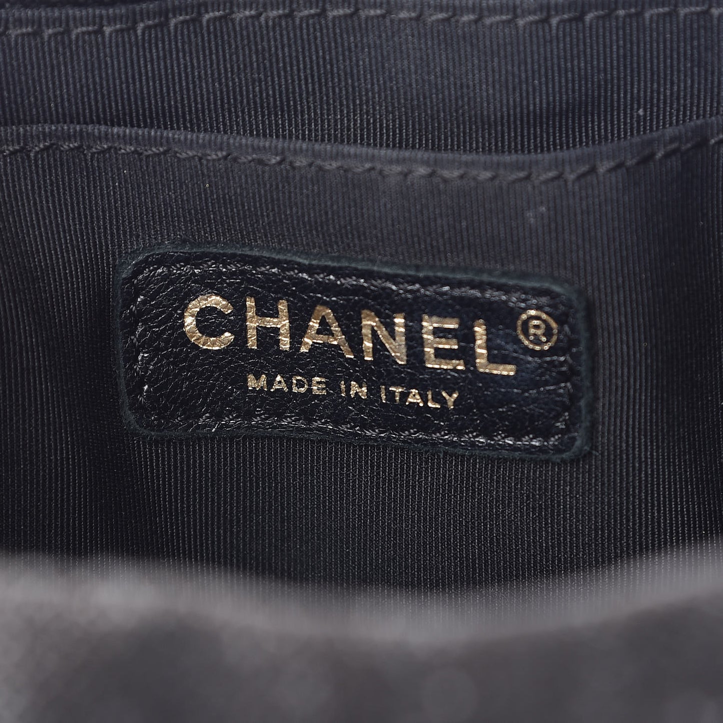 Washed Denim Quilted Large Urban Spirit Backpack Black