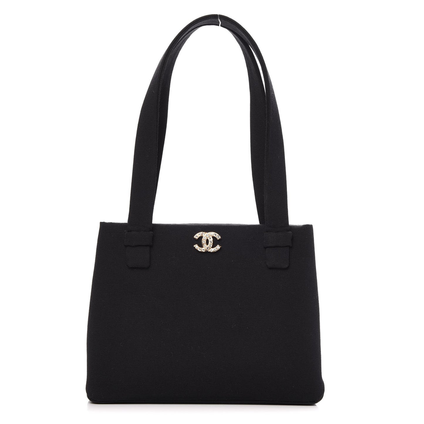 Fabric CC Evening Bag Black