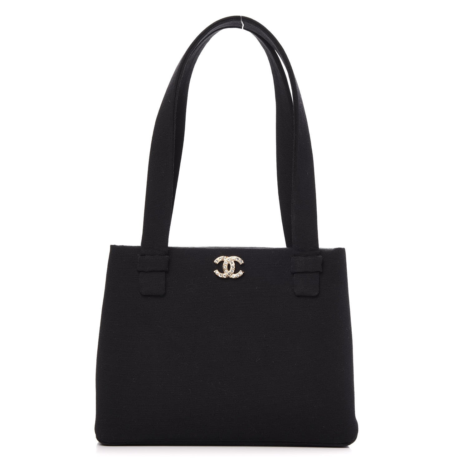 Chanel Fabric CC Evening Bag Black 1 of 7