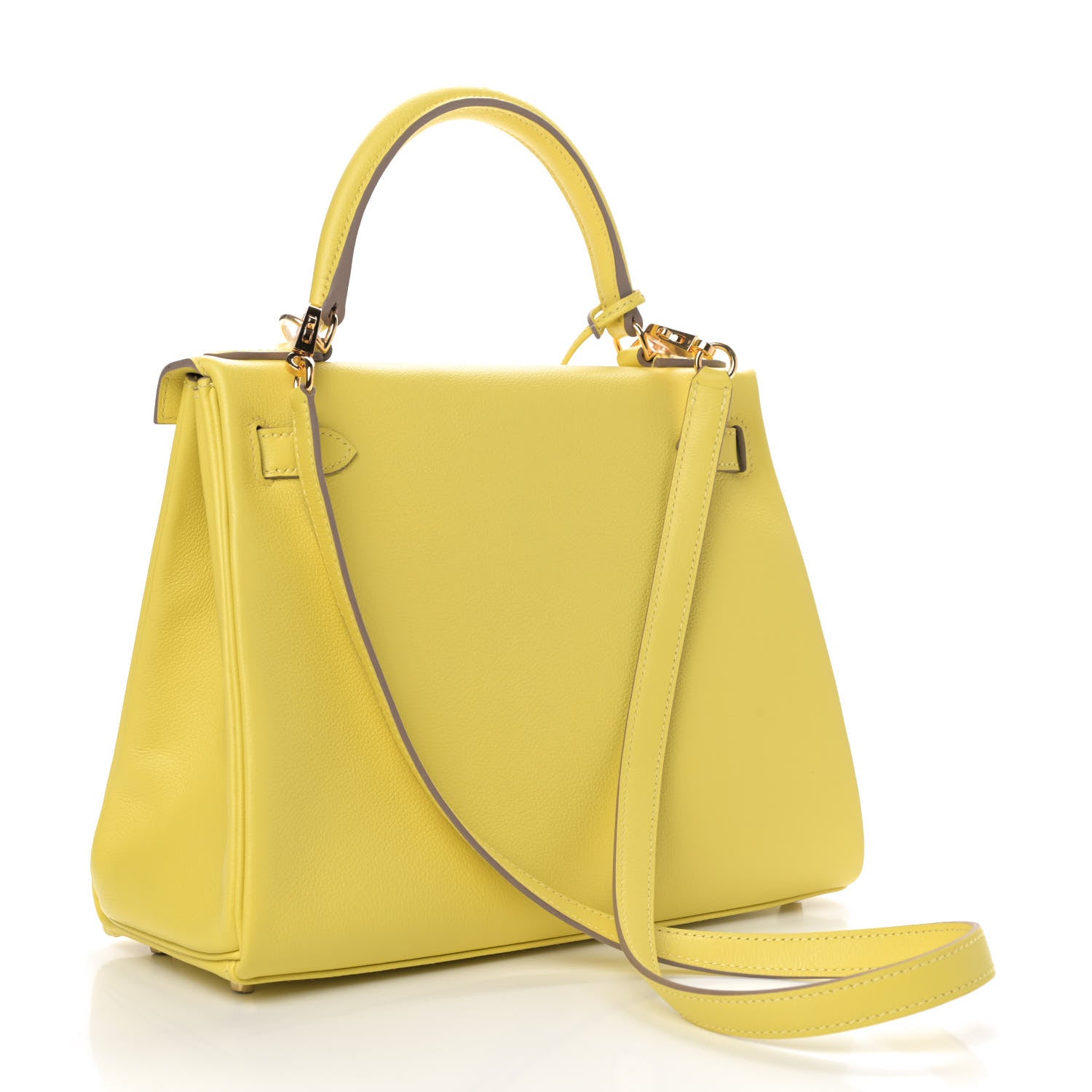 Hermes Evercolor Kelly Retourne 28 Lime 2 of 6