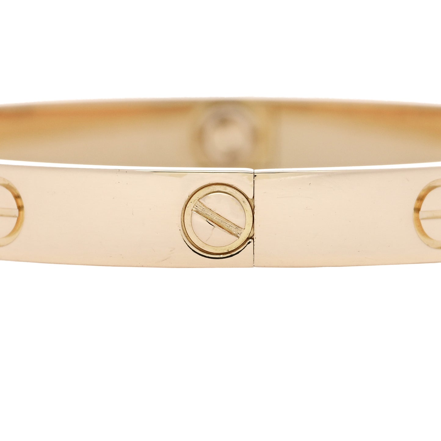 18K Yellow Gold LOVE Bracelet 17