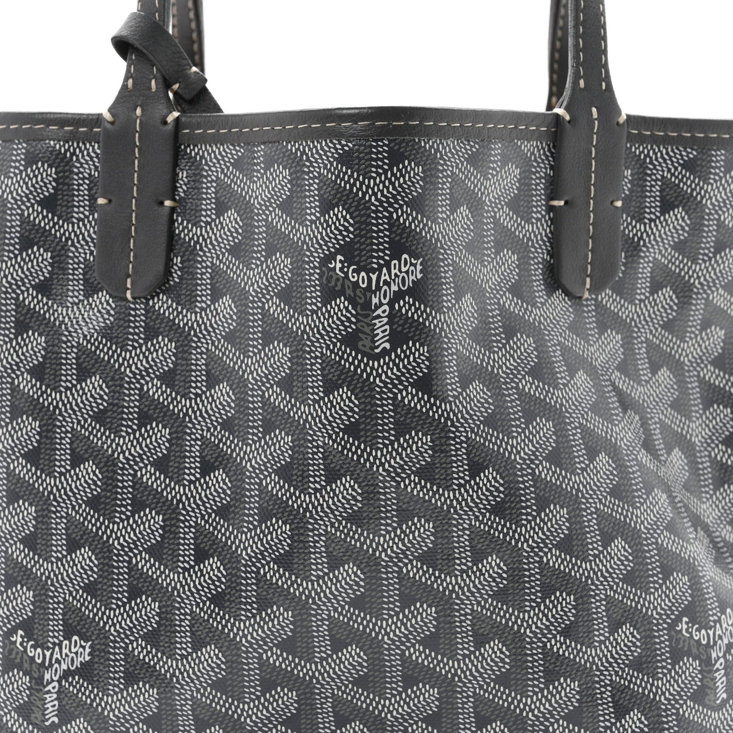 Goyardine Reversible Mini Anjou Grey