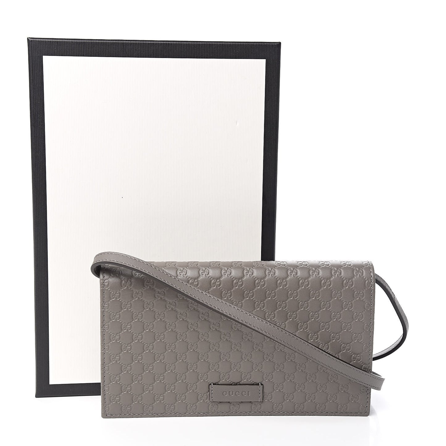 Soft Microguccissima Crossbody Wallet Loess