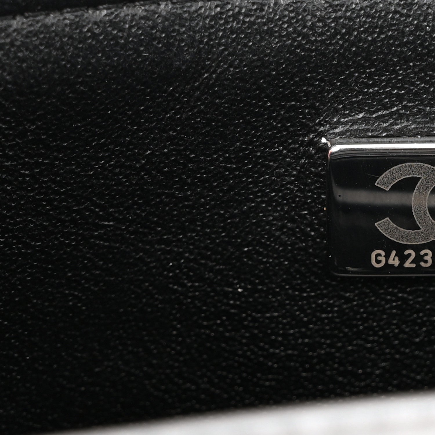 Chanel Lambskin Quilted Mini Rectangular Flap Black 7 of 10