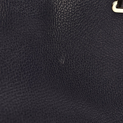 Valentino Garavani Pebbled Calfskin Medium Rockstud Tote Marine 7 of 12