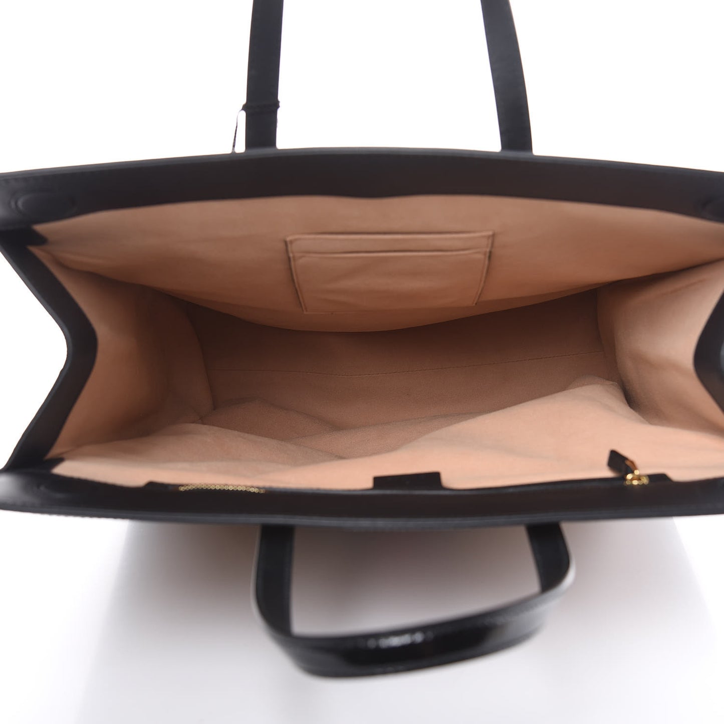 Suede Patent Web Ophidia Vertical Tote Nocciola Black