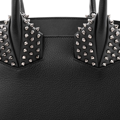 Christian Louboutin Grained Calfskin Spike Small Eloise Tote Black 8 of 10