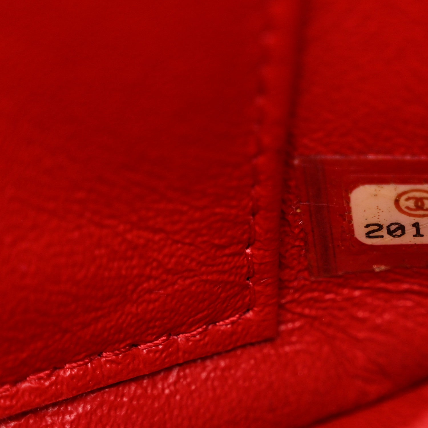 Chanel Lambskin Quilted Extra Mini Rectangular Flap Red 7 of 15
