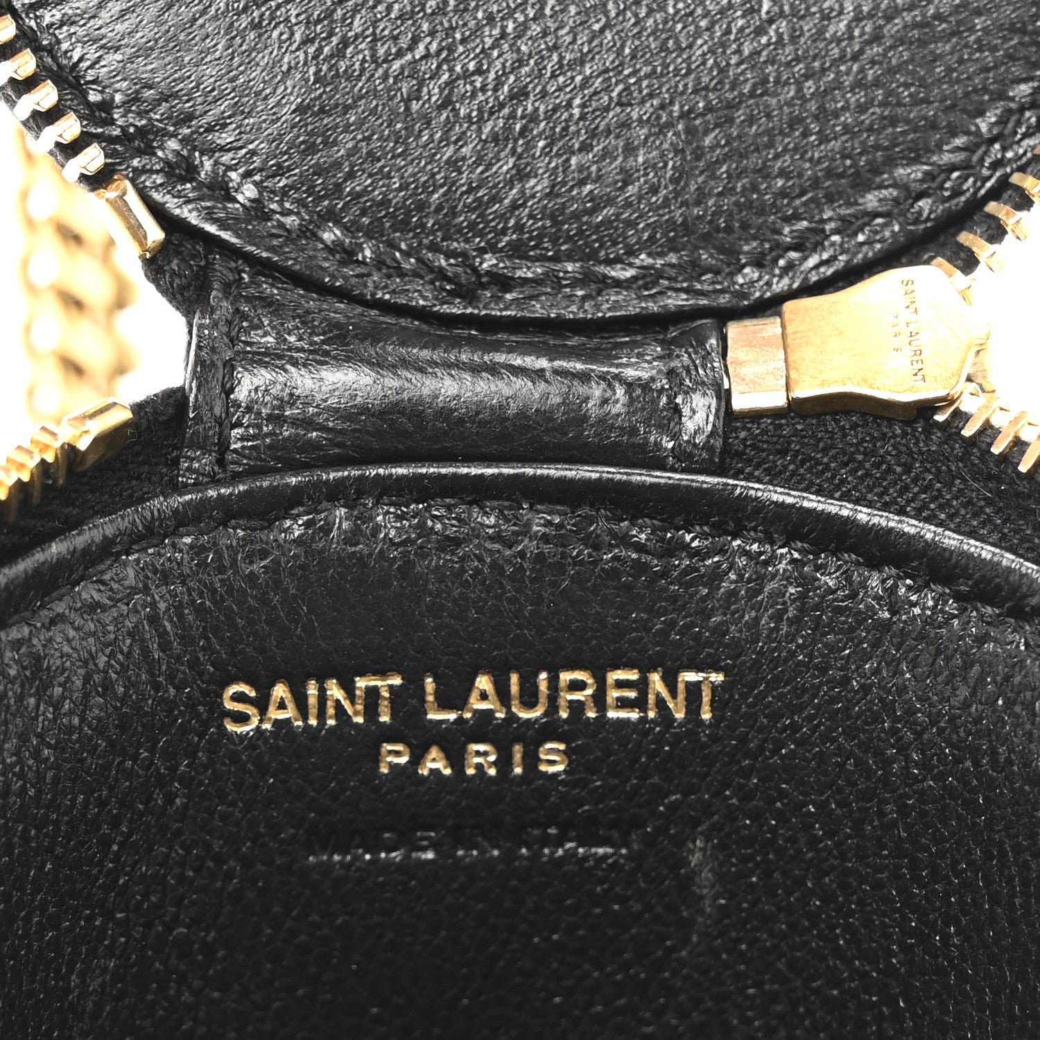 Saint Laurent Lambskin Quilted Cone on Chain Black 4 of 6
