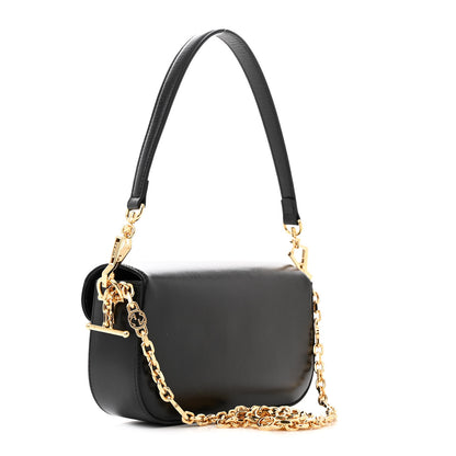 Gucci Azalea Calfskin Small Horsebit 1955 Chain Shoulder Bag Black 3 of 10