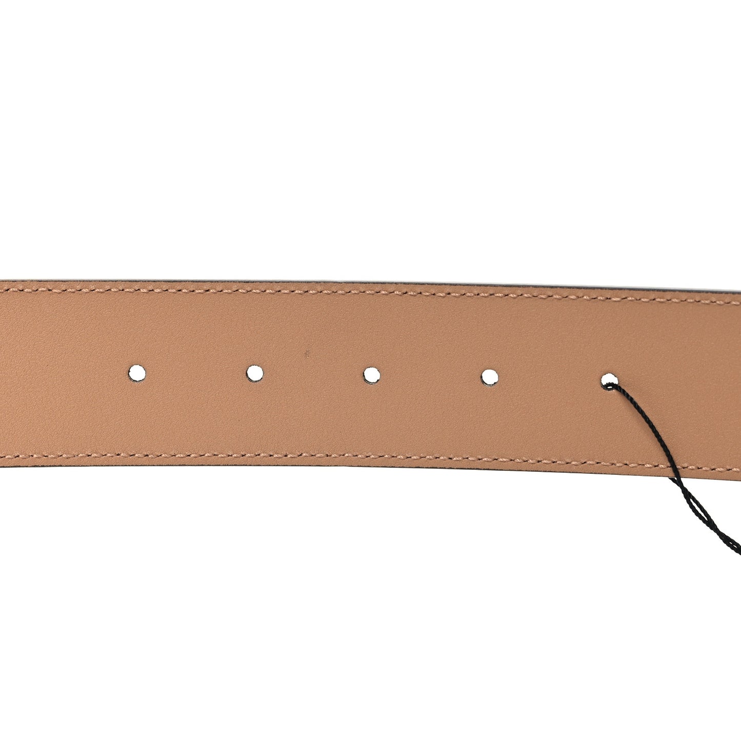 Metallic Textured Dollar Calfskin Double G 40mm Belt 90 36 Silver