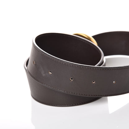 Gucci Moon Calfskin Double G 40mm Belt 90 36 Dark Cocoa 4 of 7