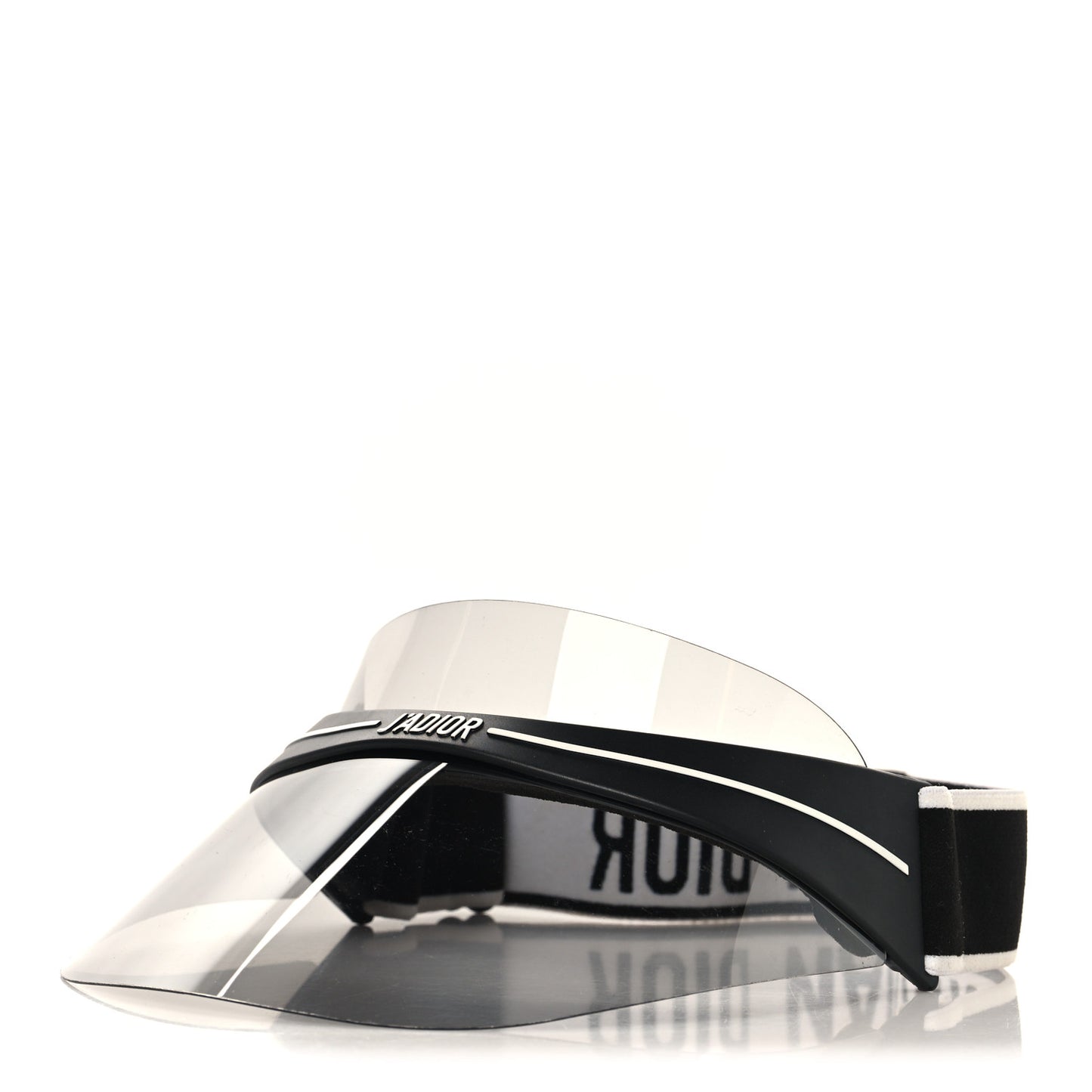 Mirrored DiorClubV1U Sun Visor Black