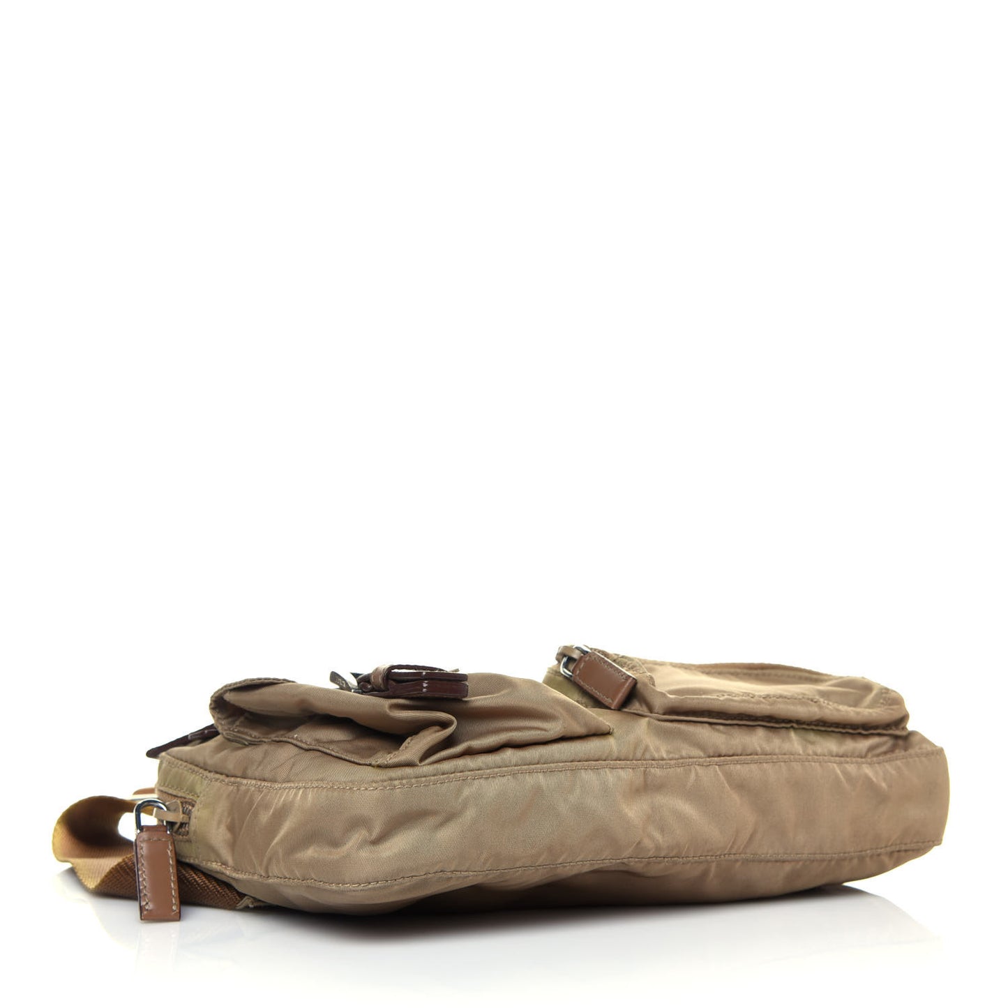 Tessuto Nylon Belt Bag Brown