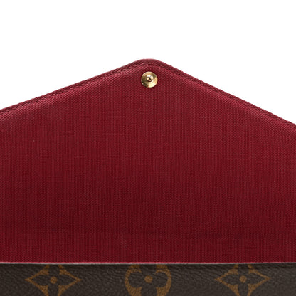 Louis Vuitton Monogram Pochette Felicie Chain Wallet Fuchsia 13 of 16