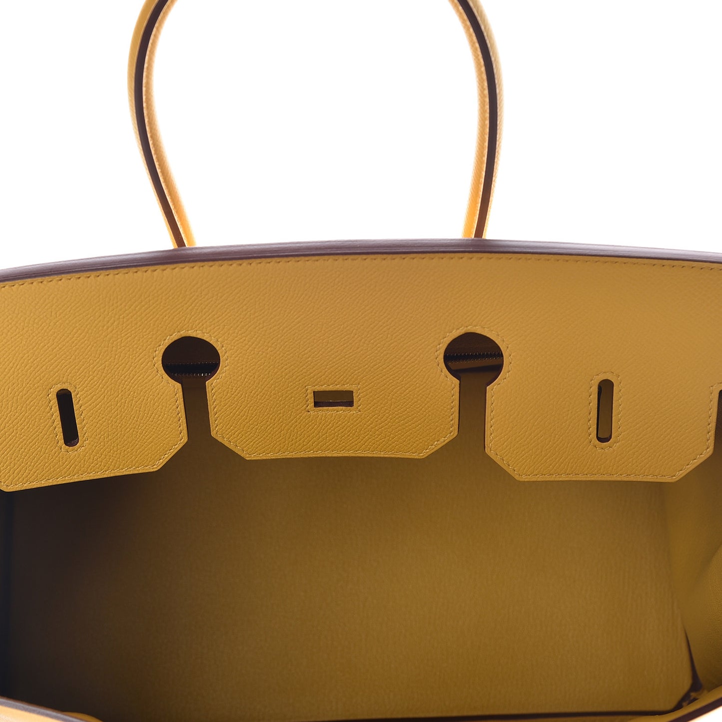 Epsom Birkin 35 Jaune Ambre