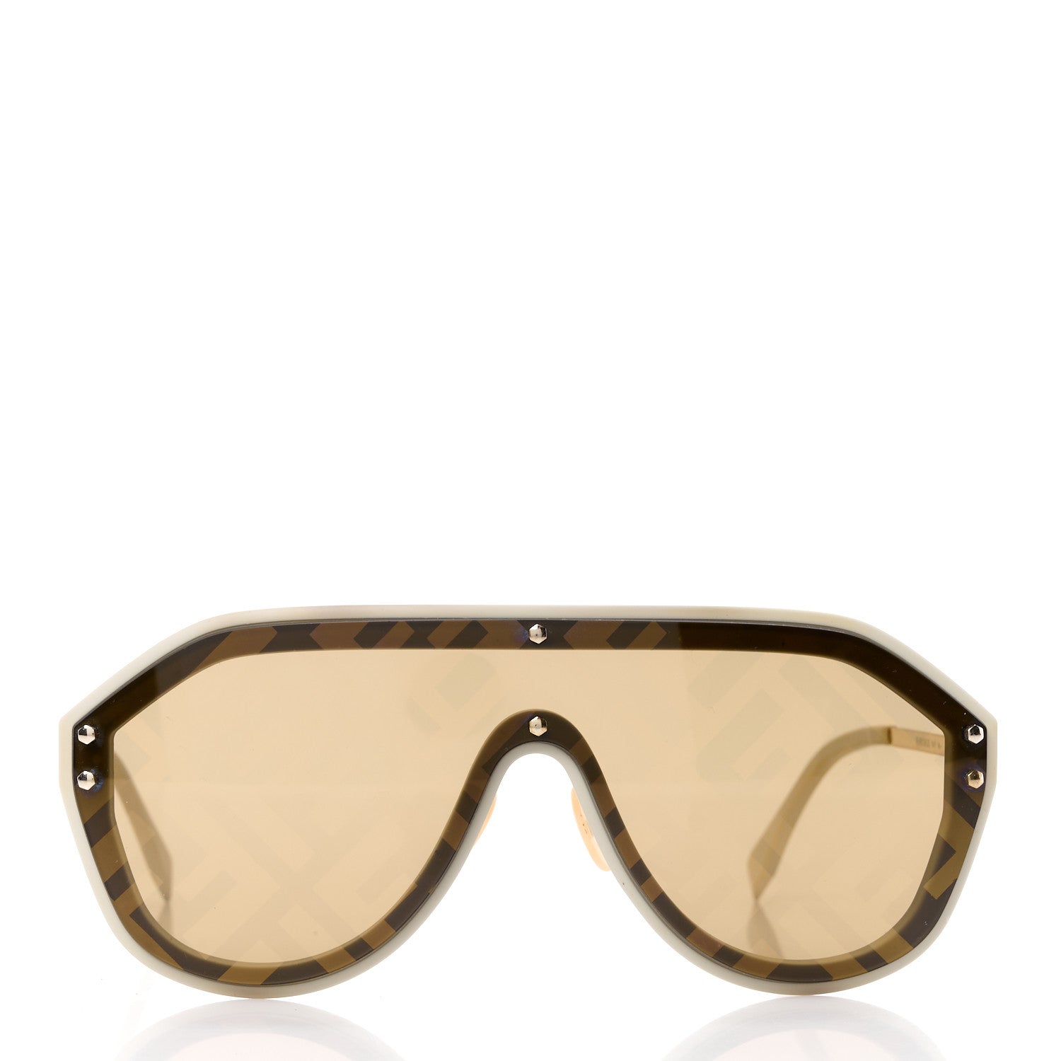 Fendi Acetate FF Fabulous Shield Sunglasses FF M0039/G/S White 2 of 8