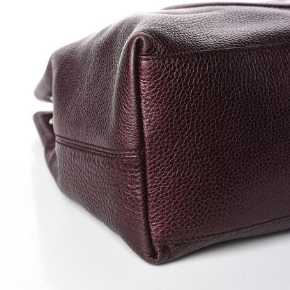 Gucci Metallic Cellarius Calfskin Medium Soho Chain Shoulder Bag Classic Burgundy 5 of 13