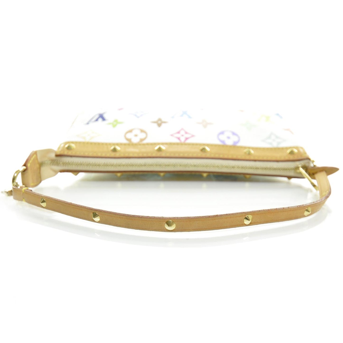 Monogram Multicolor Pochette Accessories White