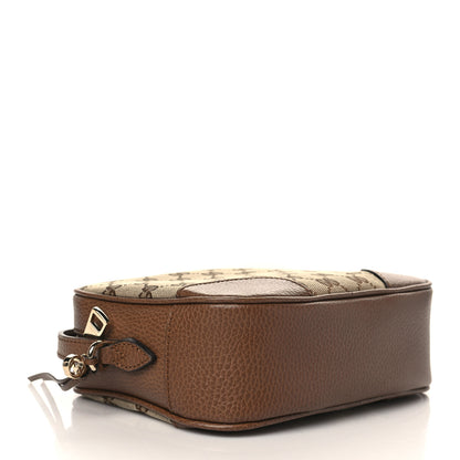Gucci Monogram Mini Bree Messenger Bag Beige Tabacco 4 of 8
